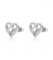 Orecchini Donna Gioielli S\'agapò Lucky Light in acciaio con Cuori e Cristalli skt47