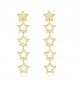 Orecchini donna gioielli Sagapò Starlove in acciaio 316L pvd oro con Stelle srl22