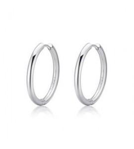 Orecchini Gioielli Sagapò Chunky in acciaio Cerchio 25 shk71