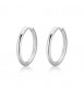 Orecchini Gioielli Sagapò Chunky in acciaio Cerchio 25 shk71