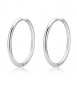 Orecchini Gioielli Sagapò Chunky in acciaio Cerchio 35 shk75