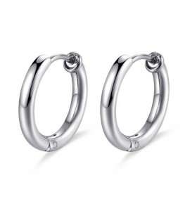 Orecchini Gioielli Sagapò Happy Ears basi in acciaio 316L Cerchio 17 shea01