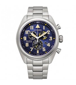 Orologio Cronografo Super Titanio Uomo Citizen Eco Drive blu at2480-81l