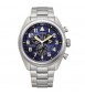 Orologio Cronografo Super Titanio Uomo Citizen Eco Drive blu at2480-81l