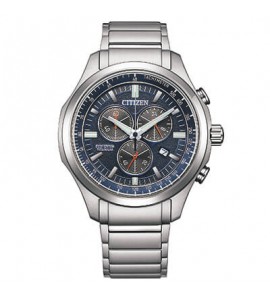 Orologio Cronografo Super Titanio Uomo Citizen Eco Drive blu at2530-85l