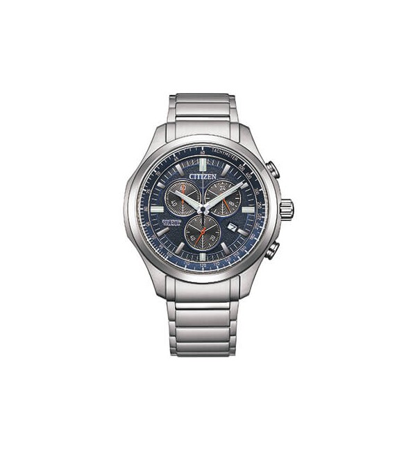 Orologio Cronografo Super Titanio Uomo Citizen Eco Drive blu at2530-85l
