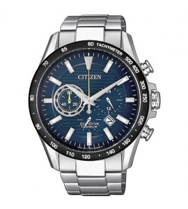 Orologio Cronografo Super Titanio Uomo Citizen Eco Drive blu ca4444-82l
