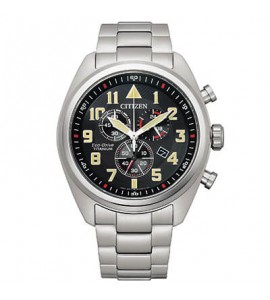Orologio Cronografo Super Titanio Uomo Citizen Eco Drive nero at2480-81e