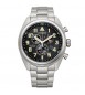 Orologio Cronografo Super Titanio Uomo Citizen Eco Drive nero at2480-81e