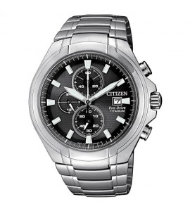 Orologio Cronografo Super Titanio Uomo Citizen Eco Drive nero ca0700-86e
