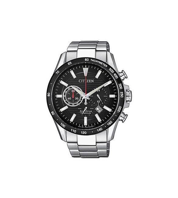 Orologio Cronografo Super Titanio Uomo Citizen Eco Drive nero ca4444-8e