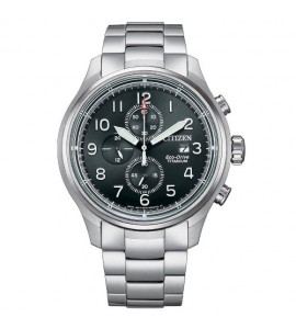 Orologio Cronografo Super Titanio Uomo Citizen Eco Drive verde ca0810-88x