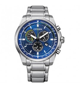 Orologio Cronografo Uomo Citizen Eco Drive Active blu at1190-87l