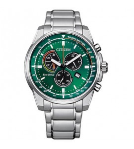 Orologio Cronografo Uomo Citizen Eco Drive Active verde at1190-87x