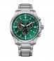 Orologio Cronografo Uomo Citizen Eco Drive Active verde at1190-87x