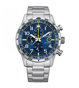 Orologio Cronografo Uomo Citizen Eco Drive Aviator blu ca0790-83l