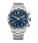 Orologio Cronografo Uomo Citizen Eco Drive Aviator blu ca0790-83l