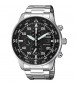 Orologio Cronografo Uomo Citizen Eco Drive Aviator nero ca0690-88e