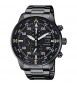 Orologio Cronografo Uomo Citizen Eco Drive Aviator nero ca0695-84e