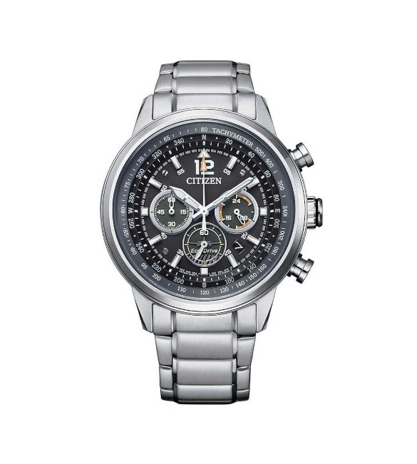 Orologio Cronografo Uomo Citizen Eco Drive Aviator nero ca4470-82e