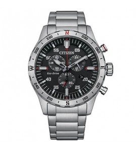 Orologio Cronografo Uomo Citizen Eco Drive Outdoor nero at2520-89e