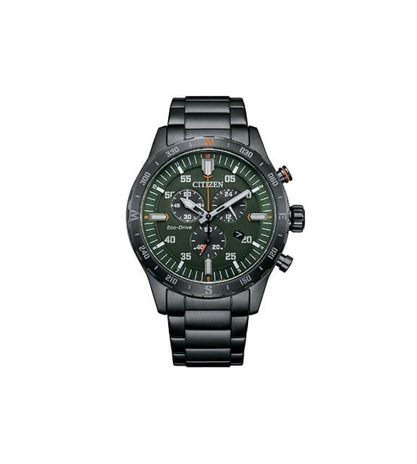 Orologio Cronografo Uomo Citizen Eco Drive Outdoor verde at2527-80x