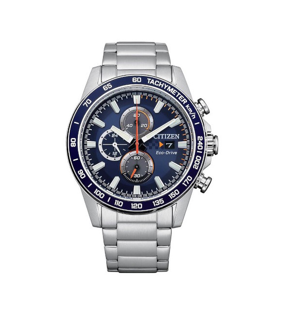 Orologio Cronografo Uomo Citizen Eco Drive Racing blu ca0781-84l