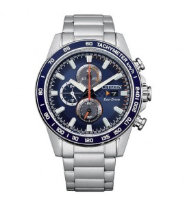 Orologio Cronografo Uomo Citizen Eco Drive Racing blu ca0781-84l