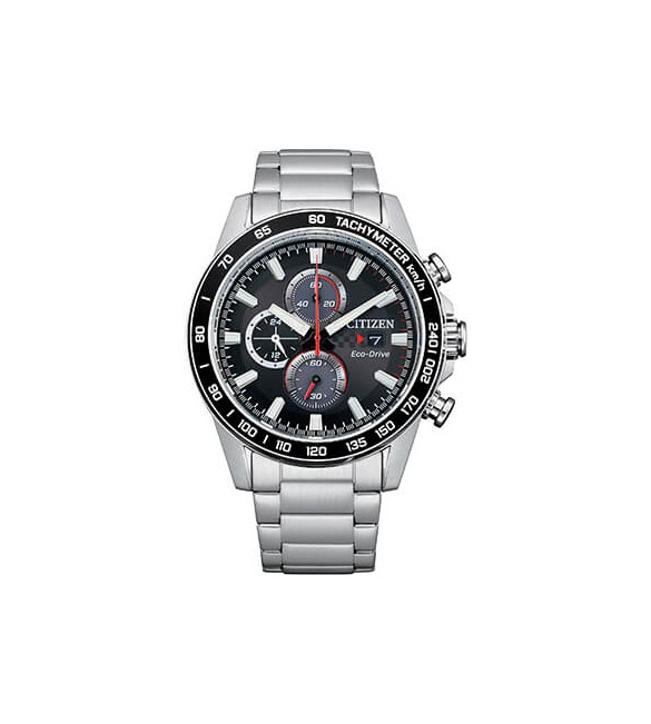 Orologio Cronografo Uomo Citizen Eco Drive Racing nero ca0780-87e