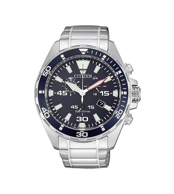 Orologio Cronografo Uomo Citizen Eco Drive Sport blu at2431-87l