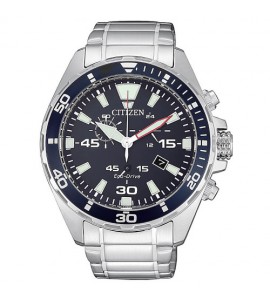 Orologio Cronografo Uomo Citizen Eco Drive Sport blu at2431-87l