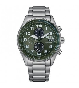 Orologio Cronografo Uomo Citizen Eco Drive Urban verde ca0770-72x