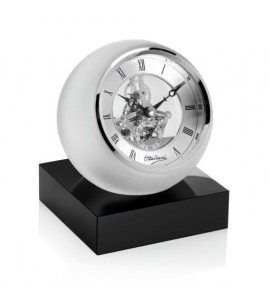 Orologio Da Tavolo Sfera e Base Nera Ottaviani diametro 13 29791