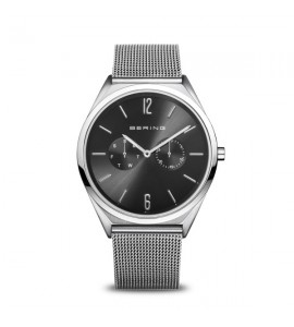 Orologio multifunzione uomo Bering Ultra Slim maglia milanese 17140-002