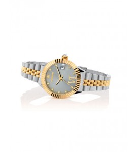 Orologio solo Tempo Donna Hoops New Luxury Diamond 2 bicolor Silver 2654ld-sg03