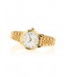 Orologio solo Tempo Donna Hoops New Luxury Diamond 2 Gold Bianco 2654ld-yg02