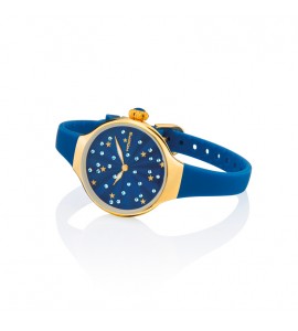 Orologio solo Tempo Donna Hoops Nouveau Cherie Gold Blu 2639lg-04