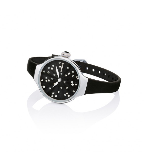 Orologio solo Tempo Donna Hoops Nouveau Cherie Silver Nero 2639l-01