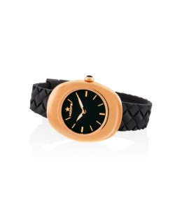 Orologio Solo Tempo Donna Hoops Nuage Rose Gold Nero 2653l-rg01