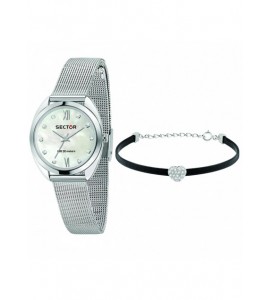 Orologio Solo Tempo Donna Sector 955 cassa in acciaio 32 mm con bracciale r3253518510