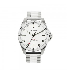 Orologio Solo Tempo Uomo Brosway Diver Bianco con indici wdi04