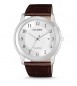 Orologio Solo Tempo Uomo Citizen Eco Drive Classic bianco aw1211-12a