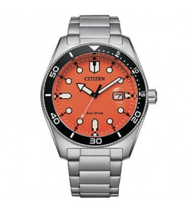Orologio Solo Tempo Uomo Citizen Eco Drive Marine corallo aw1760-81x