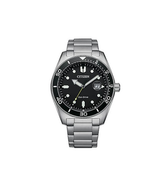 Orologio Solo Tempo Uomo Citizen Eco Drive Marine nero aw1760-81e