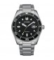 Orologio Solo Tempo Uomo Citizen Eco Drive Marine nero aw1760-81e