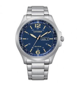 Orologio Solo Tempo Uomo Citizen Eco Drive Military blu aw0110-82l