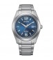 Orologio Solo Tempo Uomo Citizen Eco Drive Super Titanio 1640 blu aw1641-81l