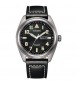 Orologio Solo Tempo Uomo Citizen Eco Drive Super Titanio 1640 pelle nero bm8560-29e