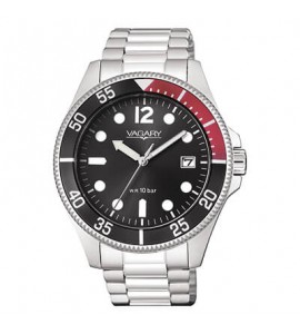 Orologio Solo Tempo Uomo Vagary by Citizen Aqua39 nero rosso vd5-112-57