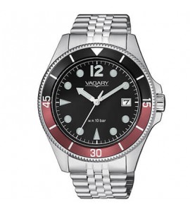Orologio Solo Tempo Uomo Vagary by Citizen Aqua39 rosso nero vd5-015-59